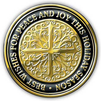 1 3/4" OLD WORLD PEACE & JOY