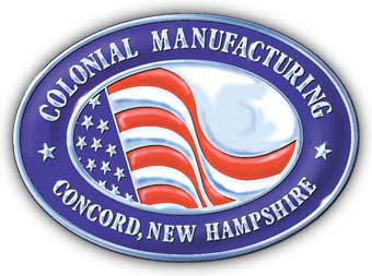 1 3/4" X 1 1/4" MADE IN AMERICA SEAL