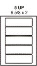 PT#029   6 5/8" X 2" LABEL SHEET