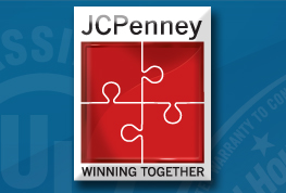 sample of a doming label for JC Penney