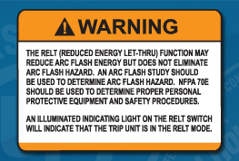 sample of a warning label with warning symbols